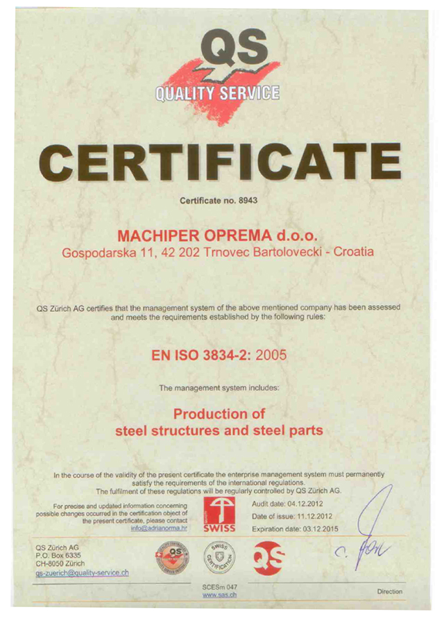 MACHIPER OPREMA- EN ISO 3834- 04122012-03122012